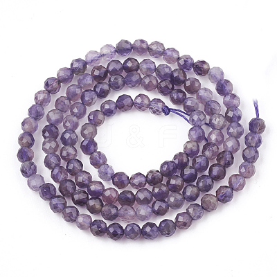 Natural Amethyst Beads Strands G-T107-12-1