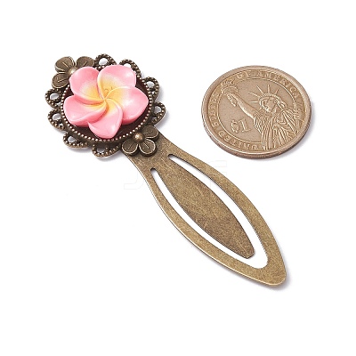 Tibetan Style Alloy Bookmark Clips AJEW-JK00290-1