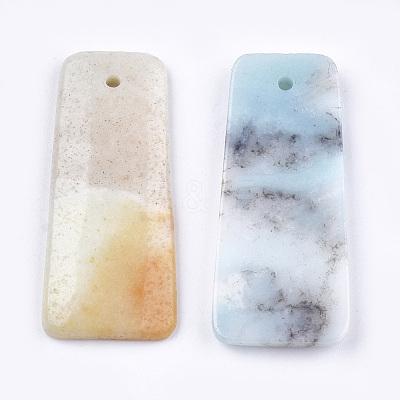 Natural Amazonite Pendants G-T111-10-1