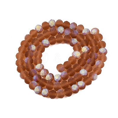 Transparent Glass Beads Strands LS-EGLA-A044-T6mm-MB04-1