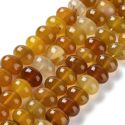 Natural Agate Beads Strands G-G021-03A-08-1