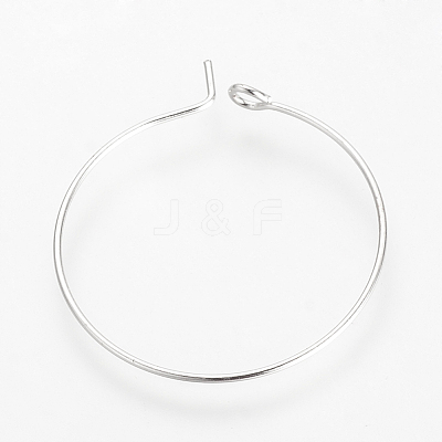 Brass Hoop Earrings KK-S327-11P-1