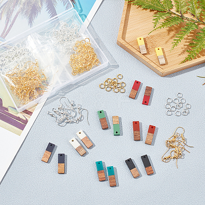 DIY Dangle Earring Making Kits DIY-OC0005-23-1