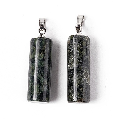 Natural Kambaba Jasper Pendants G-E135-02P-09-1