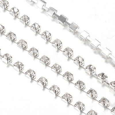 Iron Rhinestone Strass Chains CHC-T002-SS6-01S-1-1