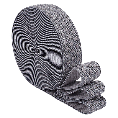 5 Yards Embroidery Flat Polyester Elastic Cord/Band OCOR-WH0016-10A-1