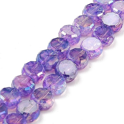 Imitation Jade Glass Beads Strands GLAA-P058-05A-04-1