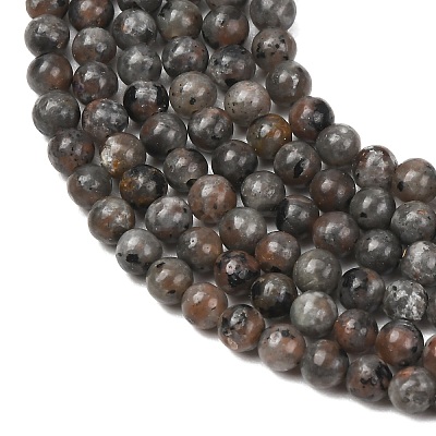Natural Fluorescent Syenite Rock(Glow under UV Light) Beads Strands GG-NH0012-A01-4mm-1