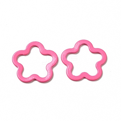 Spray Painted 201 Stainless Steel Linking Rings STAS-G304-07C-1