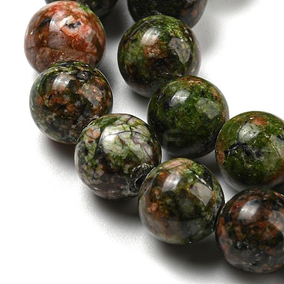 Natural Dyed Sesame Jasper Beads Strands G-E443-A35-1
