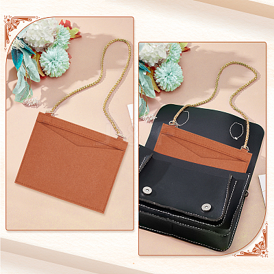 2Pcs 2 Styles Wool Felt Bag Organizer Inserts FIND-WR0007-26B-1