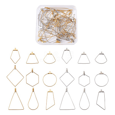 Stainless Steel Wire Pendants STAS-TA0004-43-1