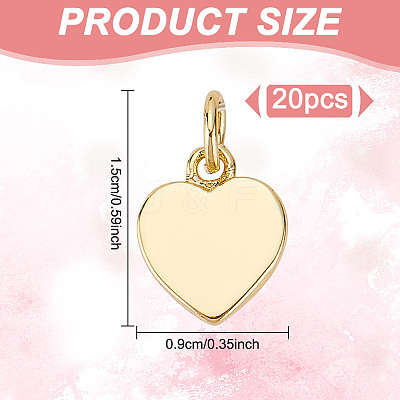 20Pcs Brass Charms KK-AN0001-11-1