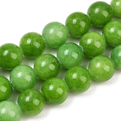 Natural Mashan Jade Graduated Beads Strands GG-CBA2AE1-A08-O-1