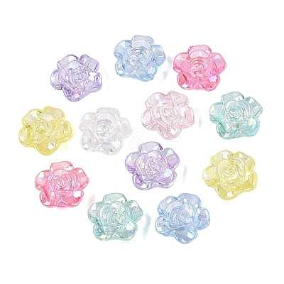 Transparent Plastic Beads KY-N025-35-1