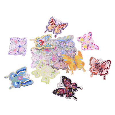 DIY Butterfly Dangle Earring Making Kit DIY-TA0006-34-1