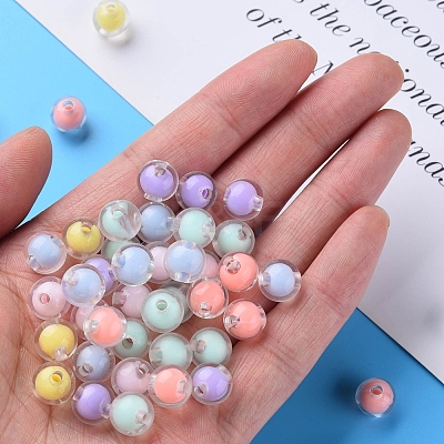 Transparent Acrylic Beads TACR-S152-15A-1