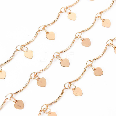 Handmade Brass Bar Scalloped Bar Chain CHC-S012-093-1