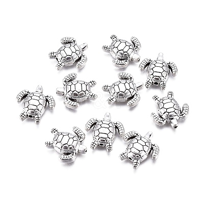 Tibetan Style Alloy Beads X-TIBEB-L004-031AS-1