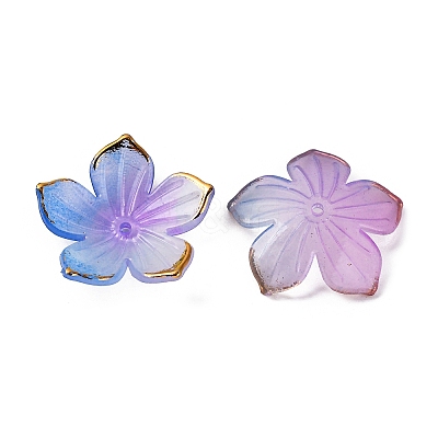 Transparent Acrylic Bead Caps TACR-P011-03E-1