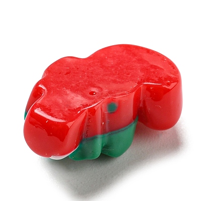 Christmas Opaque Resin Cabochons LS-RESI-K027-21D-1