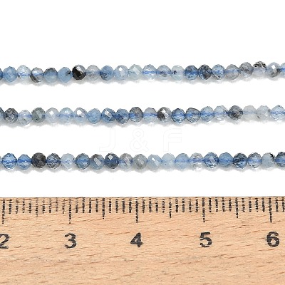 Natural Devil Blue Aquamarine Beads Strands GG-CBA77FB-B06-2mm-1