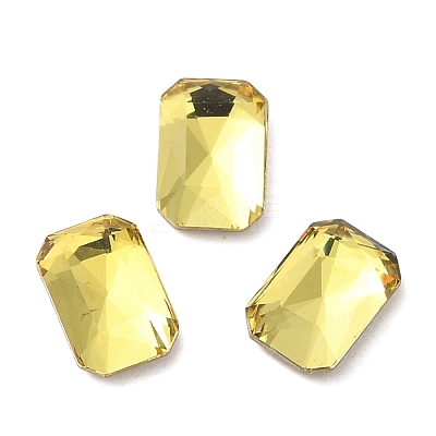 Glass Rhinestone Cabochons RGLA-P037-04B-D-1