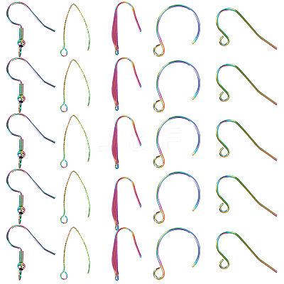 Earring Hooks Finding Kits STAS-CN0001-26-1