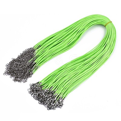 Waxed Cotton Cord Necklace Making MAK-S034-006-1