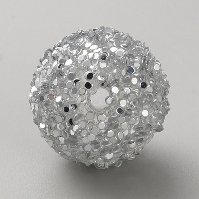 Opaque Acrylic Glitter Beads FIND-CJC0010-111A-13-1