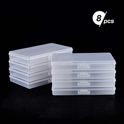 Transparent Plastic Bead Containers LS-CON-BC0006-06C-1