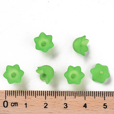 Transparent Acrylic Beads Caps X-PL543-9-1