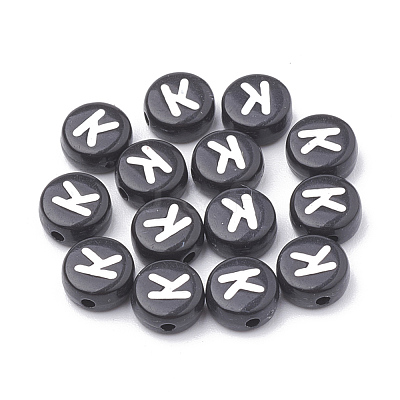 Opaque Acrylic Beads X-SACR-N002-02K-1