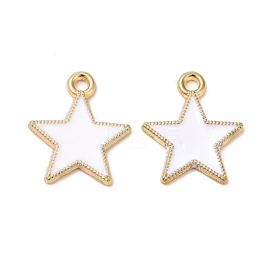 Alloy Enamel Pendants ENAM-C005-01G-01-1