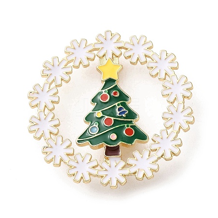 Christmas Enamel Pins JEWB-B028-01G-09-1