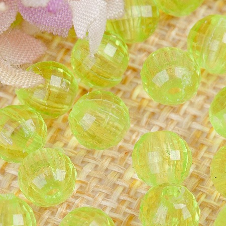 Transparent Acrylic Beads TACR-NH0001-A-14-1