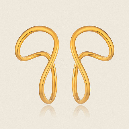 304 Stainless Steel Stud Earrings for Women HG0774-1