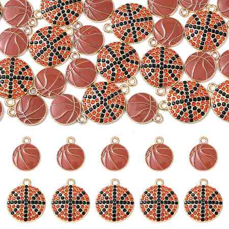 Alloy Enamel Pendants FIND-FS0005-04C-1