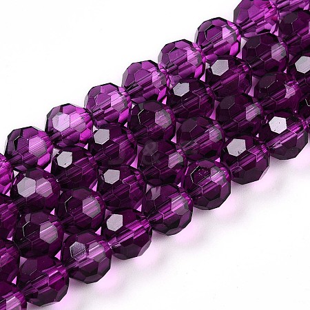 Baking Paint Transparent Glass Beads X1-DGLA-A035-T10mm-A09-1