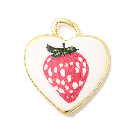 Printed Brass Pendants KK-K274-08G-16-1