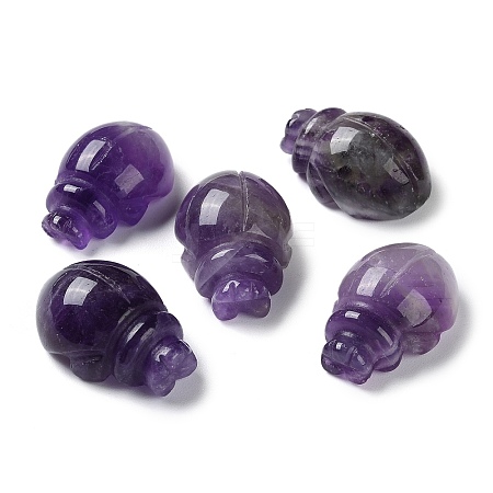 Natural Amethyst  Carved Healing Figurines G-B062-02C-1