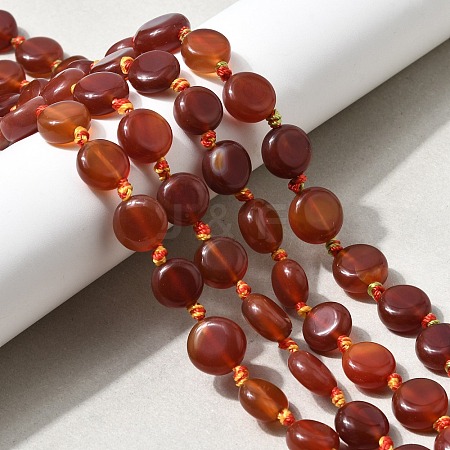 Natural Carnelian Beads Strands G-H342-A02-02-1