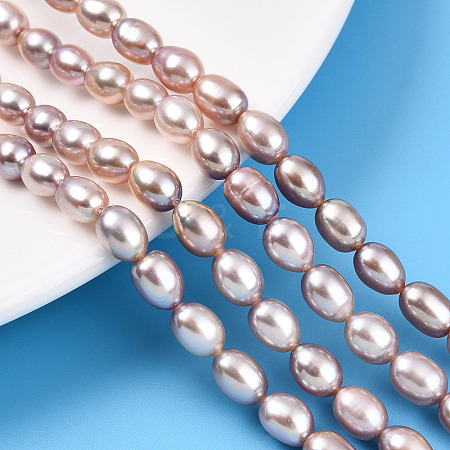 Natural Cultured Freshwater Pearl Beads Strands PEAR-N012-AA-03-1