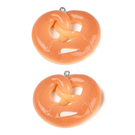Opaque Resin Imitation Food Pendants RESI-Q232-08E-1