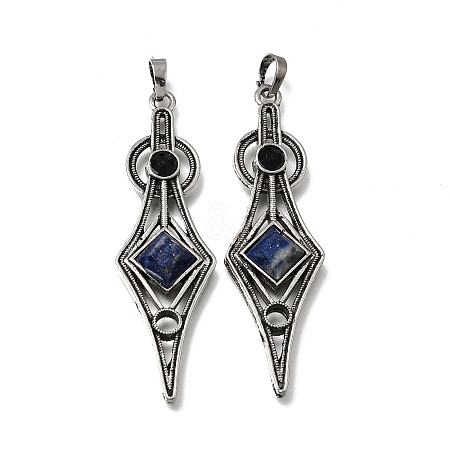 Natural Lapis Lazuli Big Pendants GG-CBA7610-01AS-06-1