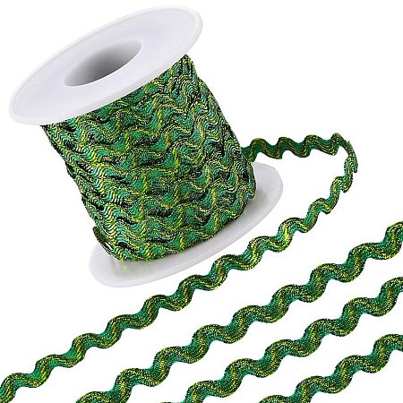 1Pc Sparkle Wavy Polyester Ribbons OCOR-GF0003-01E-1