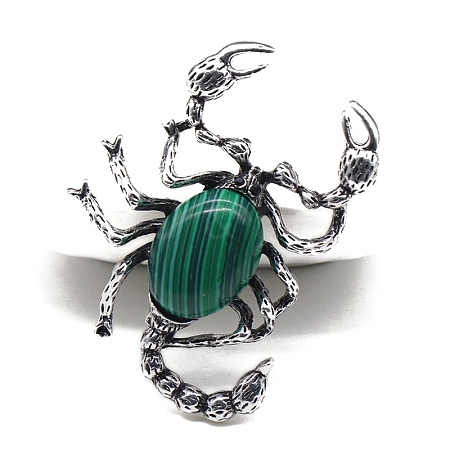 Synthetic Malachite Big Pendants PW-WGB167E-16-1