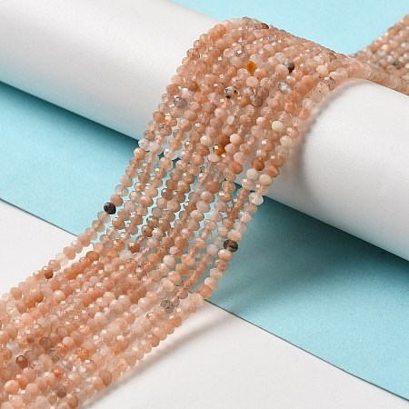 Natural Multi-Moonstone Beads Strands G-M426-A02-01-1
