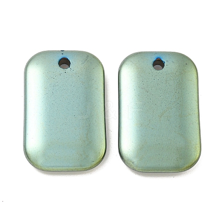 Electroplated Synthetic Non-Magnetic Hematite Pendants G-C136-05D-1
