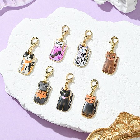 Alloy Enamel Pendants Decoration HJEW-JM02983-1